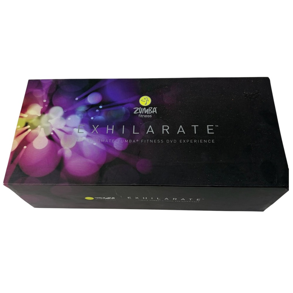 Zumba Fitness Exhilarate 7 DVD Set 2 Toning Sticks 2011 Workout Complete Kit